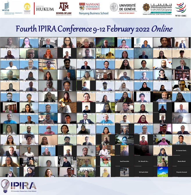 A screenshot of the virtual attendees of the conference