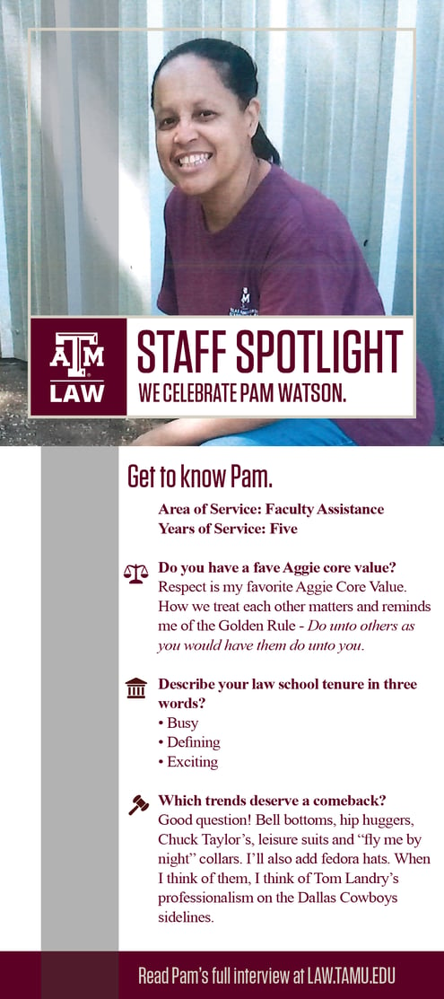 Staff Spotlight Pam