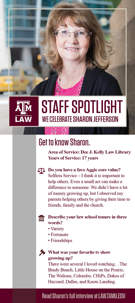 Staff Spotlight Sharon